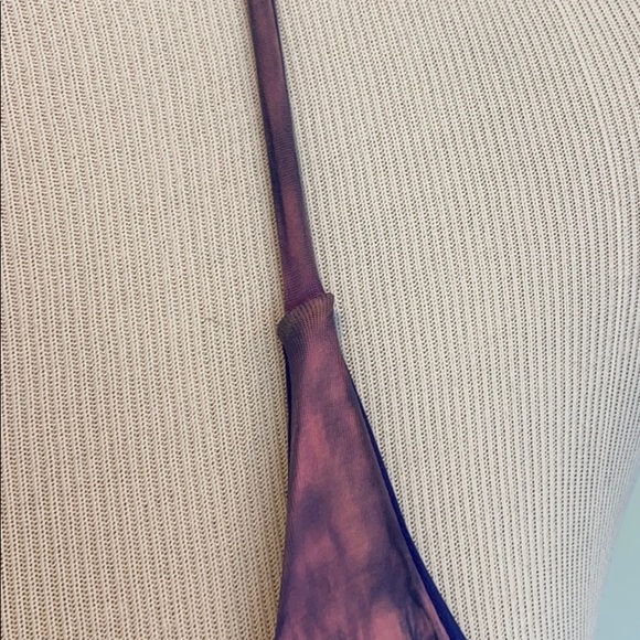 Charmosa Tye Die Wrap Bikini Top - Picture 6 of 8